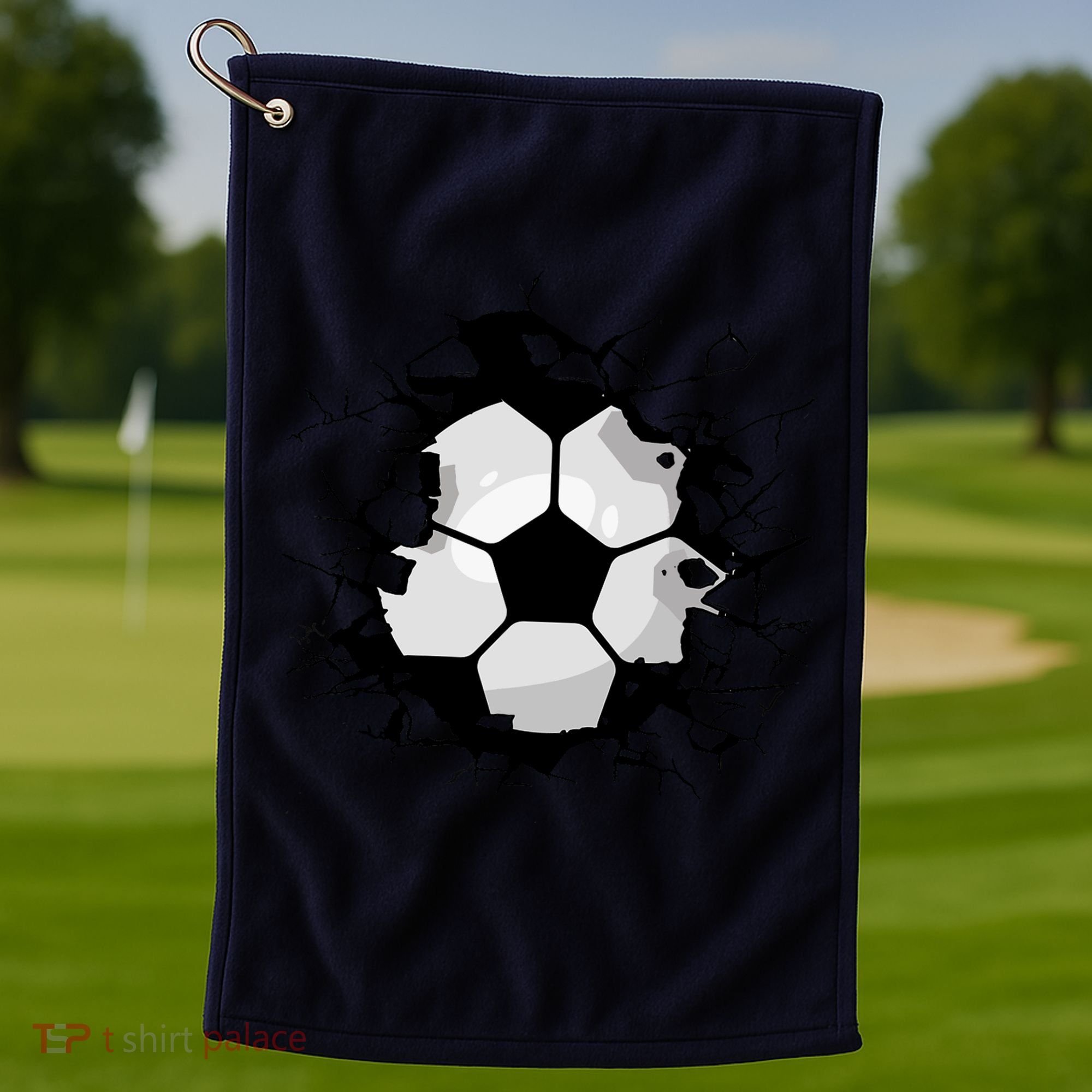 Soccer Soccer Golf Towel
