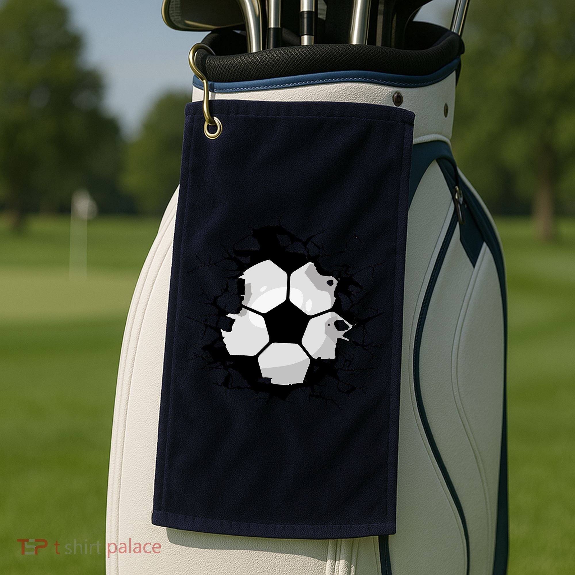 Soccer Soccer Golf Towel