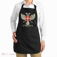 Serbia Srbija Serbian Serb Eagle Flag Cccc Cyrillic Apron thumb 2