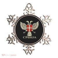 Serbia Srbija Serbian Serb Eagle Flag Cccc Cyrillic Ornament thumb 0