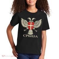 Serbia Srbija Serbian Serb Eagle Flag Cccc Cyrillic Kids T-Shirt thumb 2