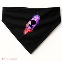 Scifi Space Ship Trekking Through Galaxy USA-Made Doggie Bandana thumb 0