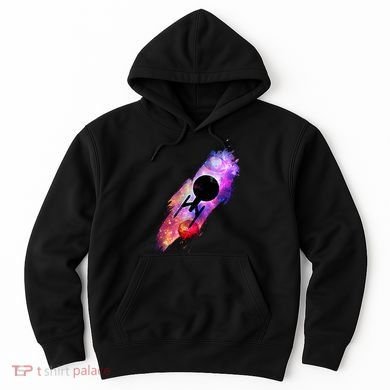 Scifi Space Ship Trekking Through Galaxy Hoodie