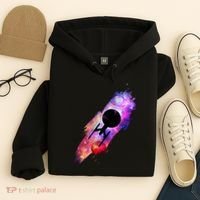 Scifi Space Ship Trekking Through Galaxy Hoodie thumb 4