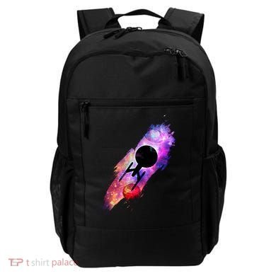 Scifi Space Ship Trekking Through Galaxy Backpack