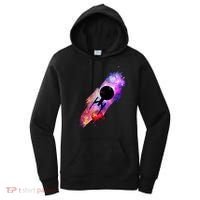 Scifi Space Ship Trekking Through Galaxy Women's Hoodie thumb 0