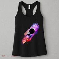 Scifi Space Ship Trekking Through Galaxy Women's Tank Top thumb 3