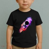 Scifi Space Ship Trekking Through Galaxy Toddler T-Shirt thumb 2