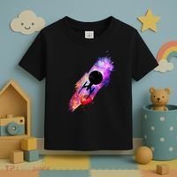 Scifi Space Ship Trekking Through Galaxy Toddler T-Shirt thumb 3
