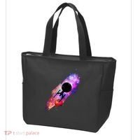 Scifi Space Ship Trekking Through Galaxy Tote Bag thumb 3