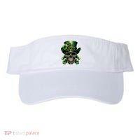 Sugar Skull St Patrick Day Of The Dead Lucky Shamrock Visor thumb 0
