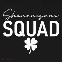 Shenanigans Squad St Patrick's Day Doggie Tank thumb 4