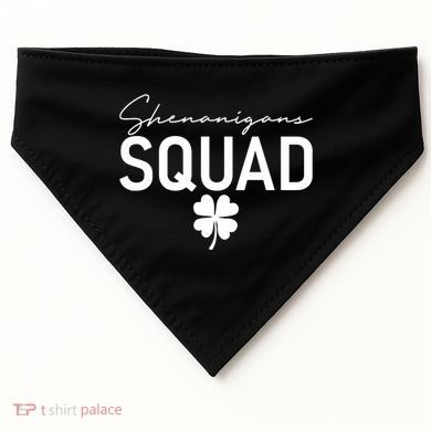 Shenanigans Squad St Patrick's Day USA-Made Doggie Bandana