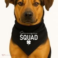Shenanigans Squad St Patrick's Day USA-Made Doggie Bandana thumb 1