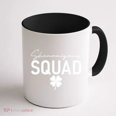 Shenanigans Squad St Patrick's Day Coffee Mug back