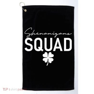 Shenanigans Squad St Patrick's Day Golf Towel
