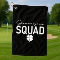 Shenanigans Squad St Patrick's Day Golf Towel thumb 1