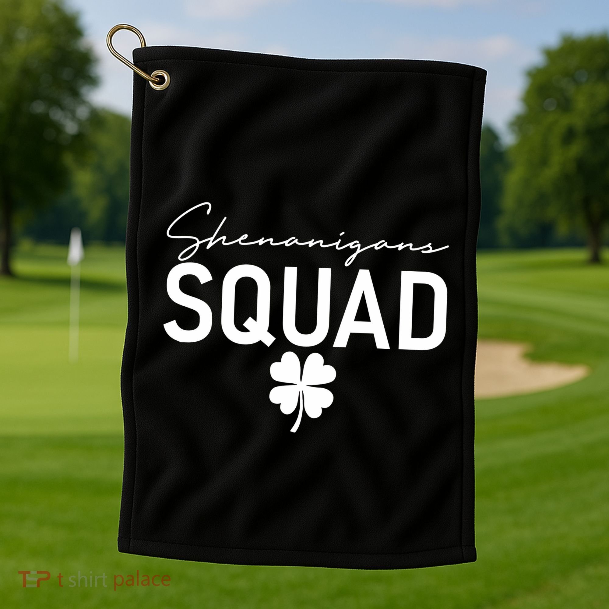 Shenanigans Squad St Patrick's Day Golf Towel