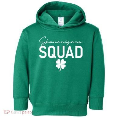 Shenanigans Squad St Patrick's Day Toddler Hoodie