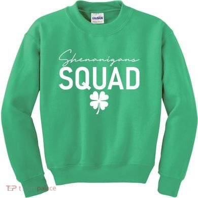 Shenanigans Squad St Patrick's Day Kids Sweatshirt