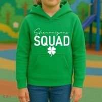 Shenanigans Squad St Patrick's Day Kids Hoodie thumb 3