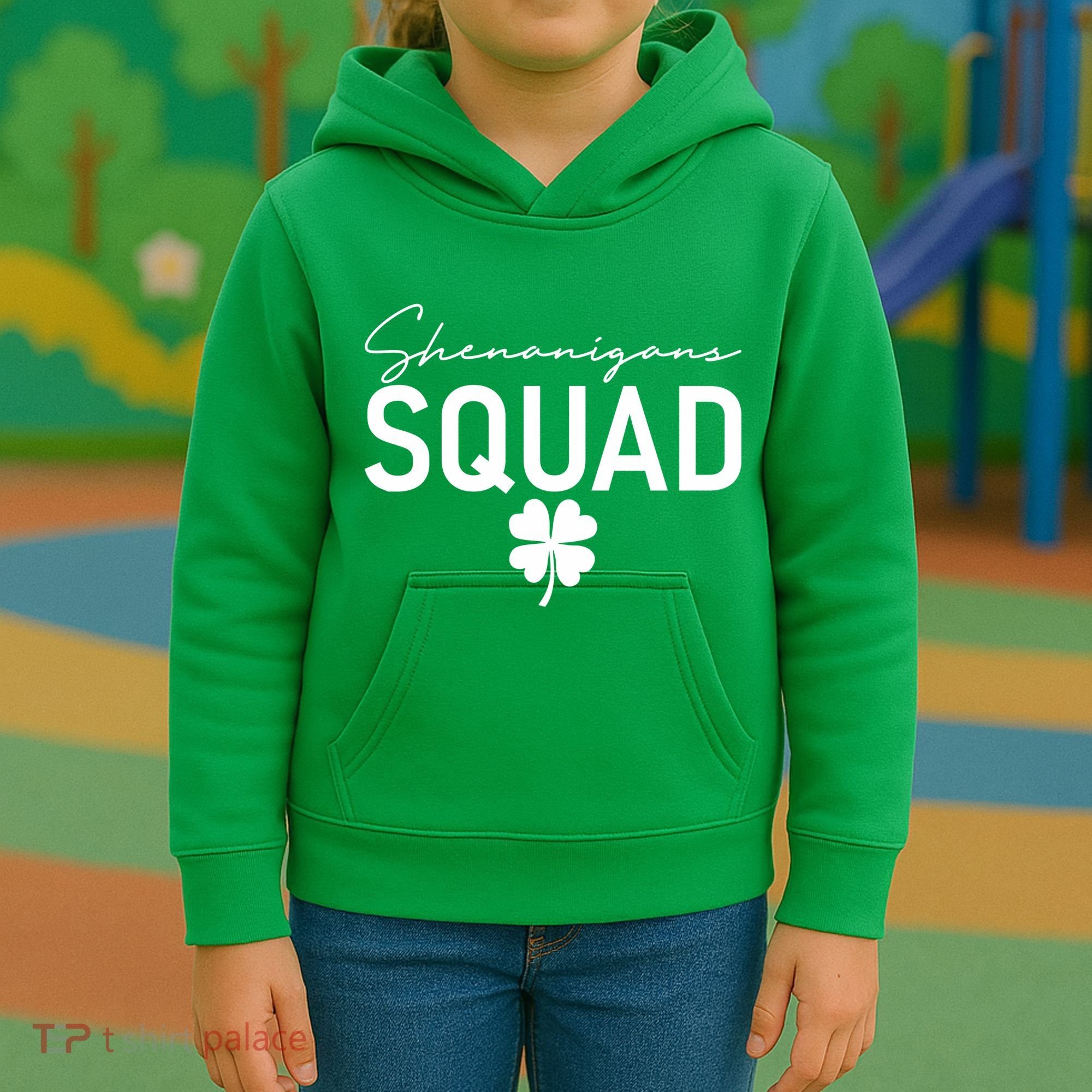 Shenanigans Squad St Patrick's Day Kids Hoodie