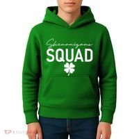 Shenanigans Squad St Patrick's Day Kids Hoodie thumb 4