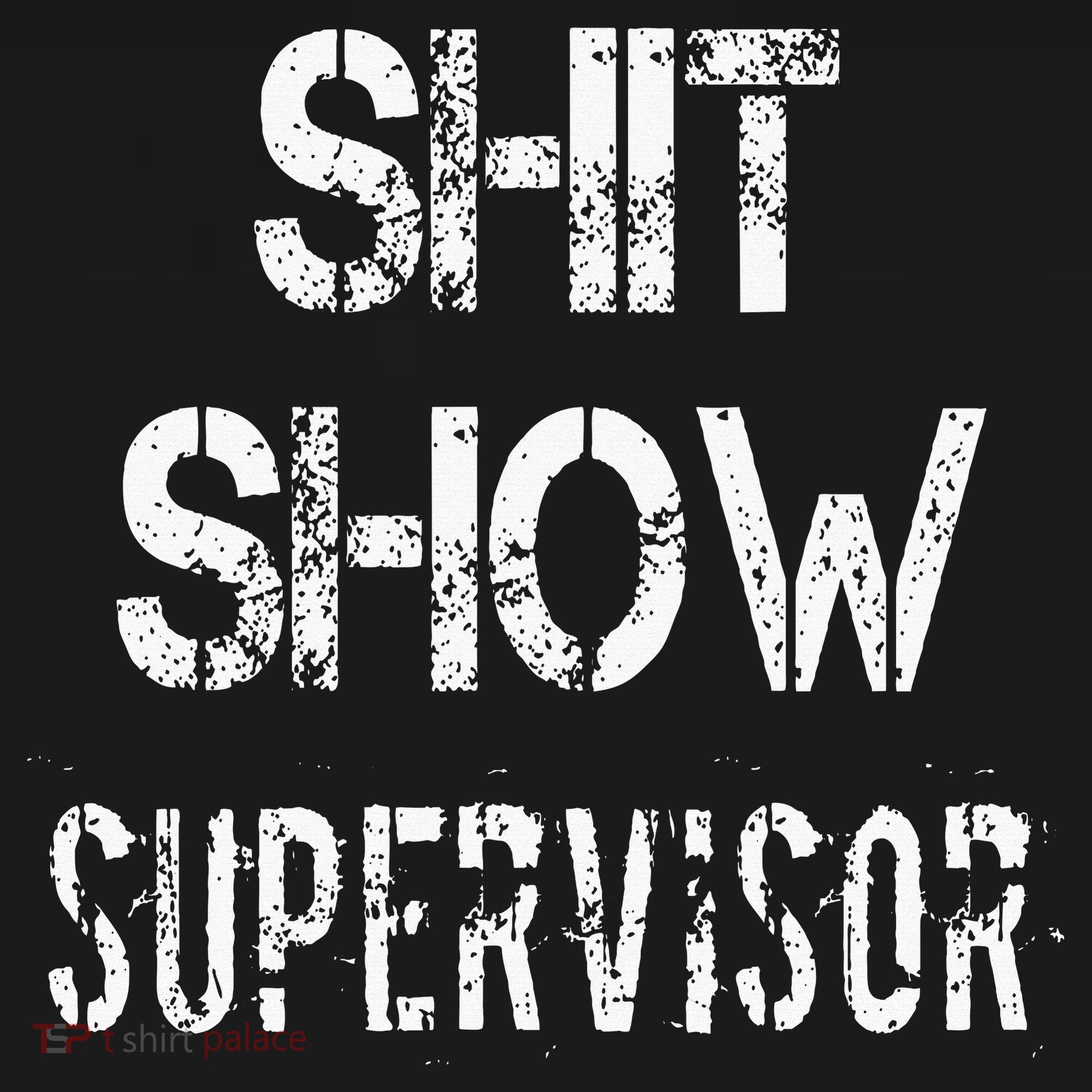 Shit Show Supervisor Funny Mom Boss Manager Teacher USA-Made Doggie Bandana