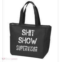 Shit Show Supervisor Funny Mom Boss Manager Teacher Tote Bag thumb 3
