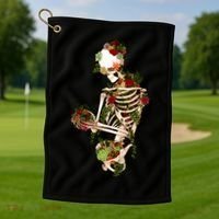 Succulent Surrender Golf Towel thumb 1