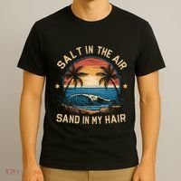 Surfing Summer Salt In The Air Sand In My Hair T-Shirt thumb 3