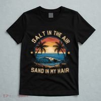 Surfing Summer Salt In The Air Sand In My Hair T-Shirt thumb 5