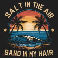 Surfing Summer Salt In The Air Sand In My Hair Beanie thumb 2