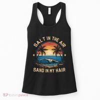 Surfing Summer Salt In The Air Sand In My Hair Women's Tank Top thumb 0