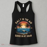Surfing Summer Salt In The Air Sand In My Hair Women's Tank Top thumb 3