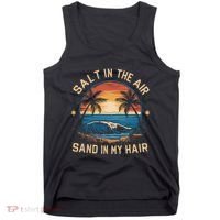 Surfing Summer Salt In The Air Sand In My Hair Tank Top thumb 0