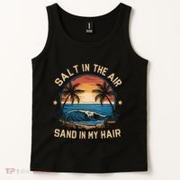 Surfing Summer Salt In The Air Sand In My Hair Tank Top thumb 2