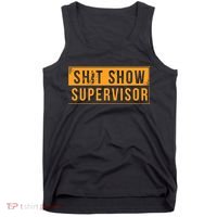 Shit Show Supervisor Retro Tank Top thumb 0