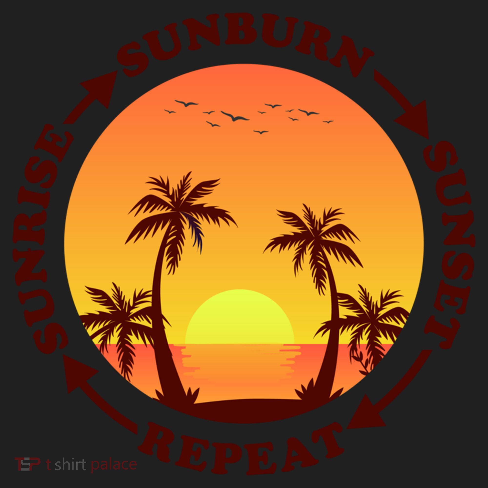 Sunrise Sunburn Sunset Repeat Gift Beanie