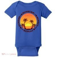 Sunrise Sunburn Sunset Repeat Gift Baby Bodysuit thumb 0