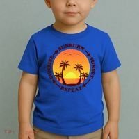 Sunrise Sunburn Sunset Repeat Gift Toddler T-Shirt thumb 2