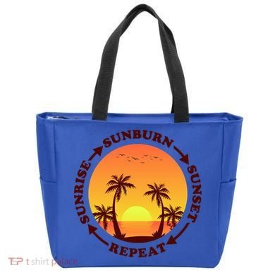 Sunrise Sunburn Sunset Repeat Gift Tote Bag