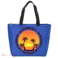 Sunrise Sunburn Sunset Repeat Gift Tote Bag thumb 0