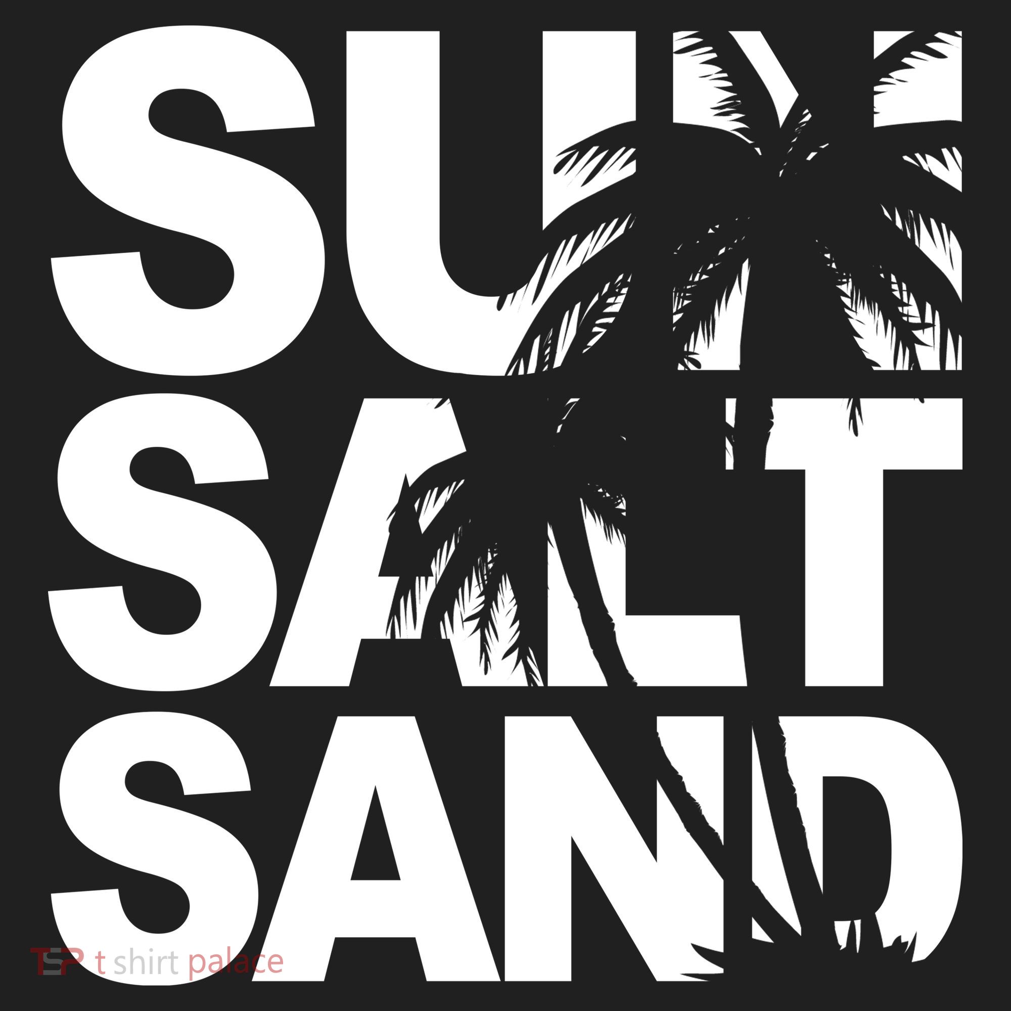 Sun Salt Sand Summer Palm Tree Women's Sweatshirt