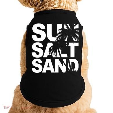 Sun Salt Sand Summer Palm Tree Doggie Tank