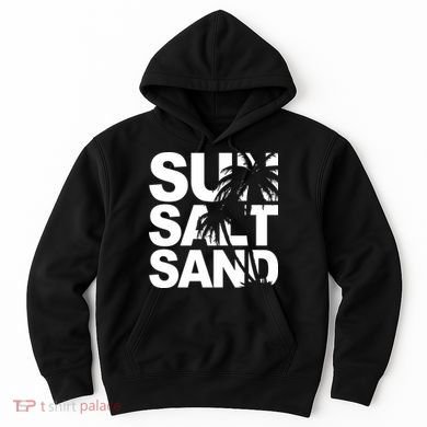Sun Salt Sand Summer Palm Tree Hoodie