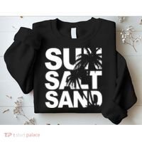 Sun Salt Sand Summer Palm Tree Sweatshirt thumb 2