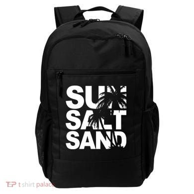 Sun Salt Sand Summer Palm Tree Backpack