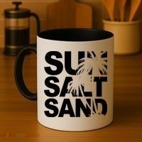 Sun Salt Sand Summer Palm Tree Coffee Mug thumb 4