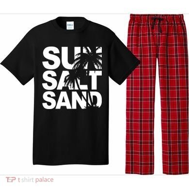 Sun Salt Sand Summer Palm Tree Pajama Set